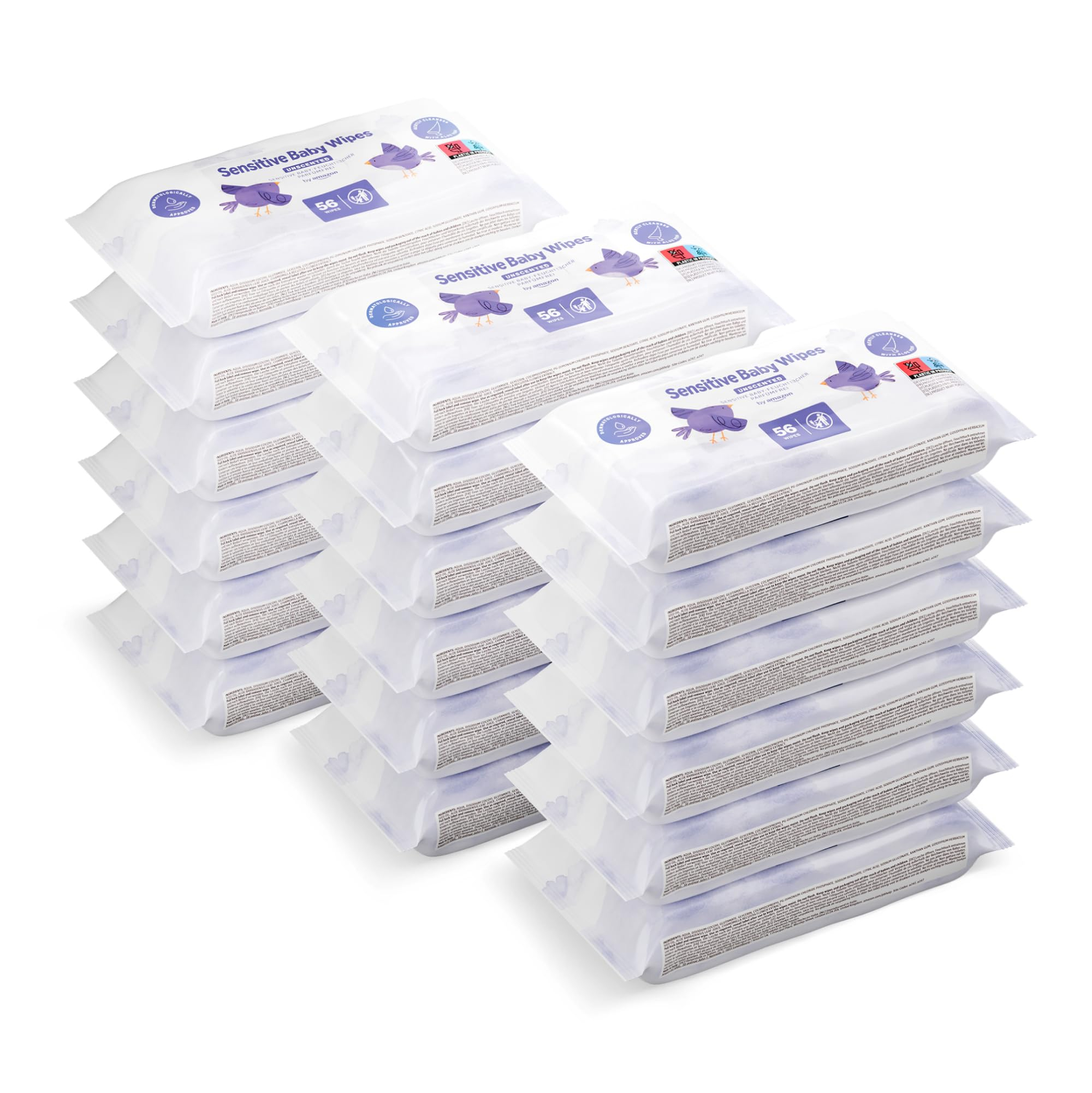 by Amazon Sensitive Babyfeuchttücher – 1008 Tücher für 11€ (-22%)