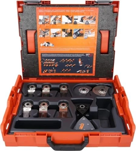 Fein Starlock Zubehörset für Multifunktionswerkzeug inkl. L-Boxx, 34-tlg. für 60€ (-9%)