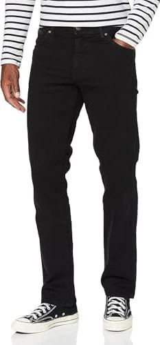 Wrangler Texas Low Stretch Jeans black overdye (Herren) für 26€ (-15%)
