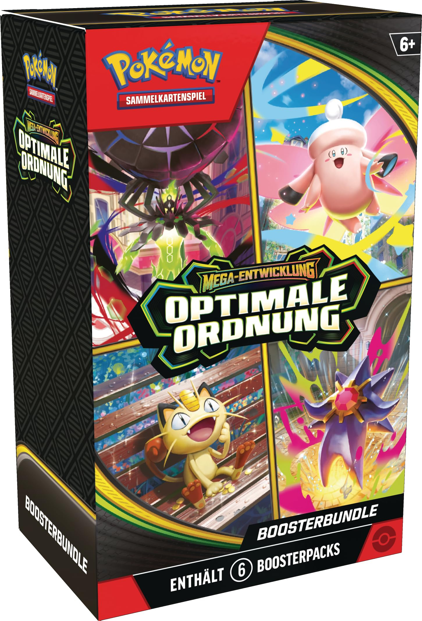 Pokémon-Sammelkartenspiel: Boosterbundle Mega-Entwicklung – Optimale Ordnung (6 Boosterpacks) ( Einladung)