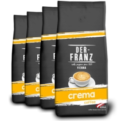 4kg Der-Franz Crema Kaffee (Ganze Bohne, 100% Arabica)