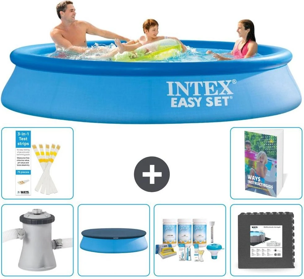 Intex Easy Set Quick Up Pool 305x61cm mit Pumpe für 34€ (-29%)