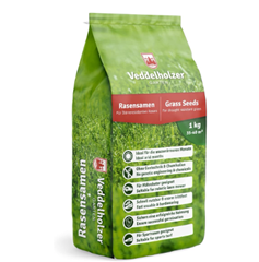 Veddelholzer Premium Rasensamen (1 kg für 40m², dürreresistent & schnellkeimend) für 13€ (-33%)