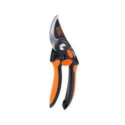 BLACK+DECKER Bypass-Gartenschere (Stahlklingen, 13 mm Schnittkapazität)