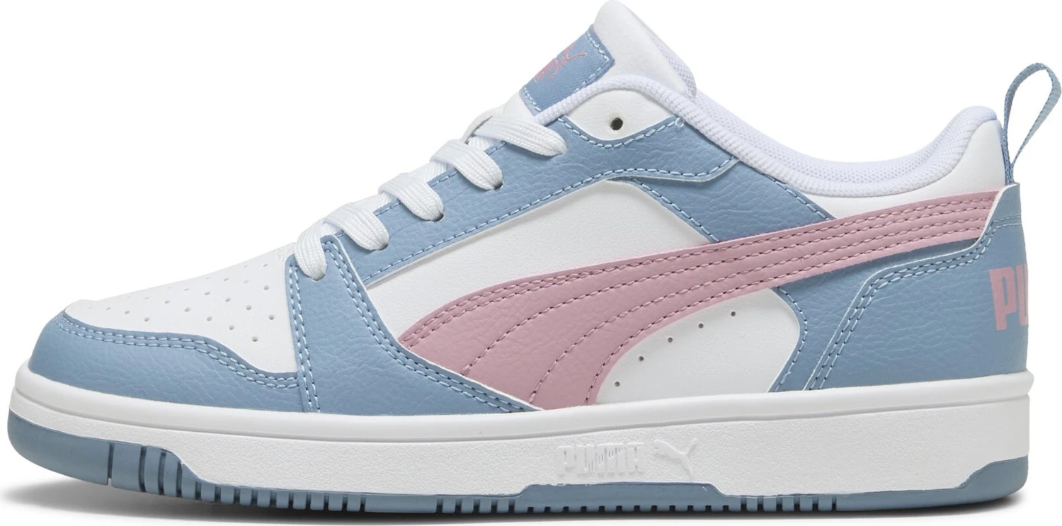 Puma Rebound V6 Lo puma white/poised pink/cool blue (Junior) für 15€ (-14%)