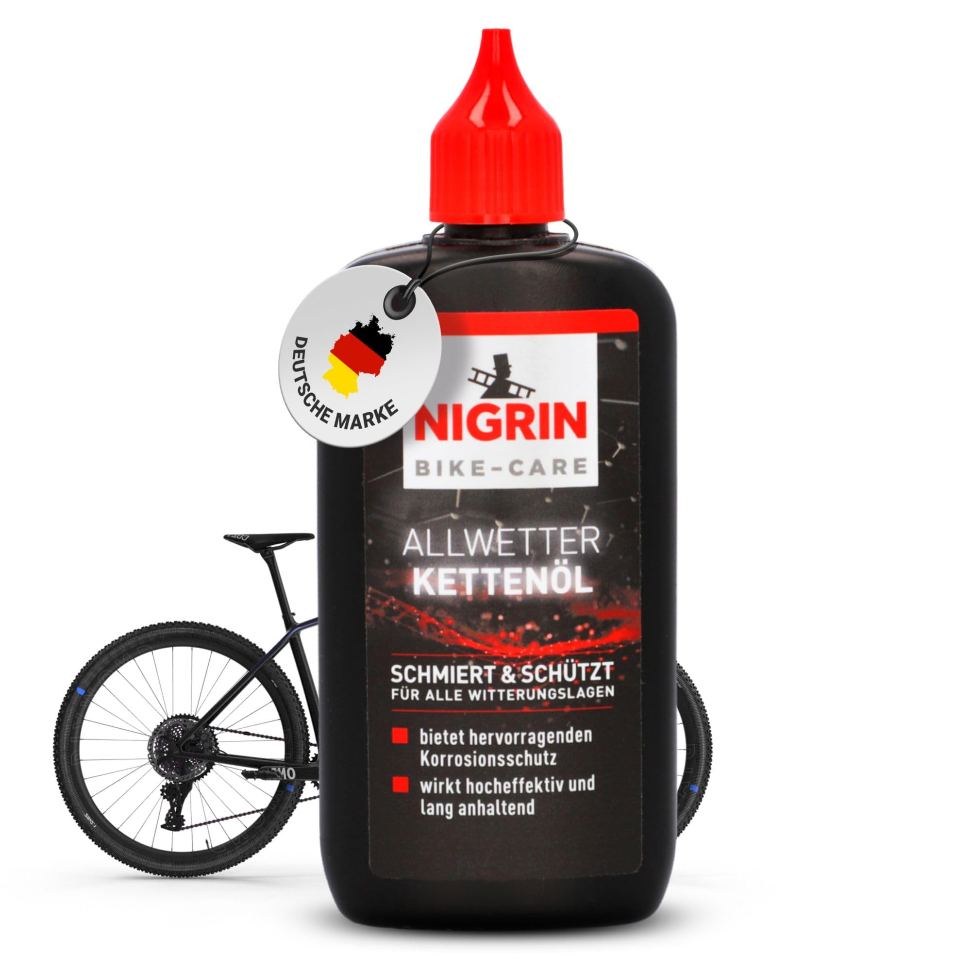 NIGRIN BIKE-CARE Allwetter-Kettenöl, 100 ml Flasche für 3€ (-45%)