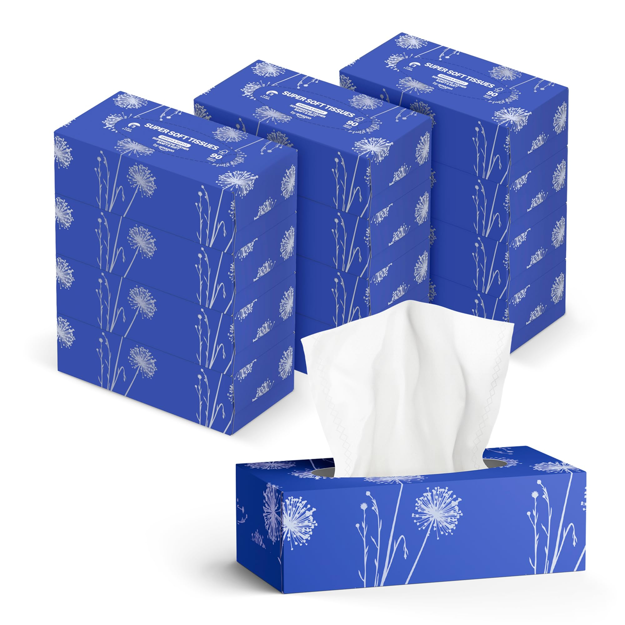 ( Spar-Abo Personalisiert) by Amazon 3-lagige Kosmetiktücher- Taschentücher, 1080 Blatt, (12 Packungen à 90 Blatt) für 7€ (-37%)