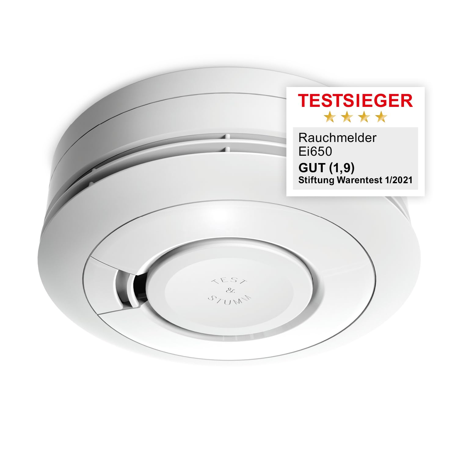 [amazon oder Toom stationär] Ei Electronics Ei650 Rauchmelder mit 10 Jahres Batterie für 19€ (-21%)