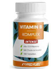 ProFuel Vitamin B Komplex (180 Tabletten, Vegan, 6-Monats-Vorrat) für 8€ (-36%)