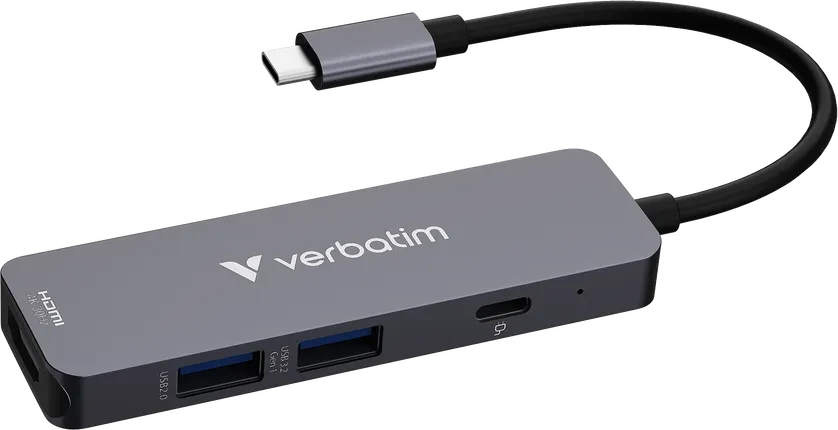 Verbatim USB-C Essentials Multiport Hub für 13€ (-8%)