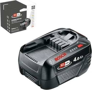 Bosch DIY PBA Werkzeug-Akku 18V, 4.0Ah, Li-Ionen [4.0Ah] [72Wh] für 33€ (-6%)