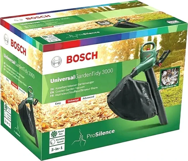 Bosch DIY UniversalGardenTidy 3000 Elektro-Laubsauger/-bläser für 88€ (-10%)