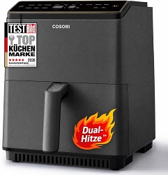 COSORI Dual Blaze Airfryer (6,4L XXL) für 110€ (-15%)