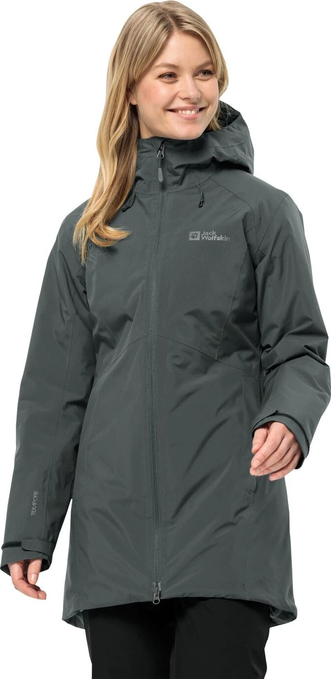 Jack Wolfskin Heidelstein Ins Funktionsjacke slate green (Damen) für 92€ (-10%)