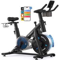 MERACH Heimtrainer Fahrrad (Magnetwiderstand, App, bis 136 kg)