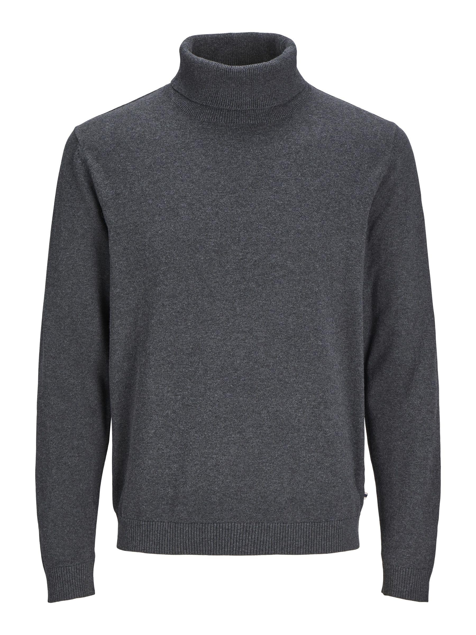 JACK & JONES Rollkragen-Pullover einfarbig (verschiede Farben, Größe XS – XXL, 100 % Baumwolle) für 14€ (-45%)