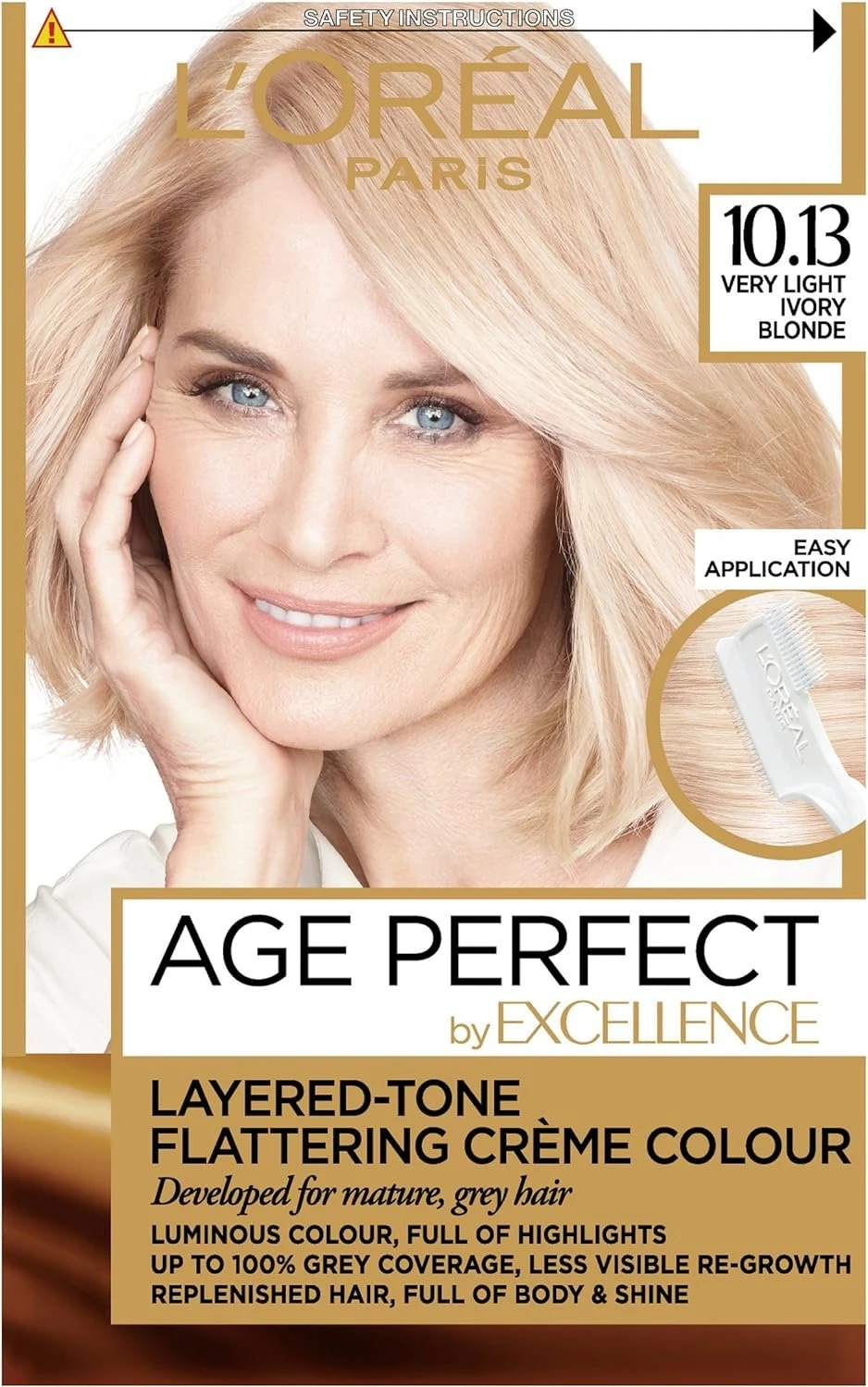 L’Oréal Excellence Age Perfect Haarfarbe 10.13 sehr helles strahlendes blond für 6€ (-14%)