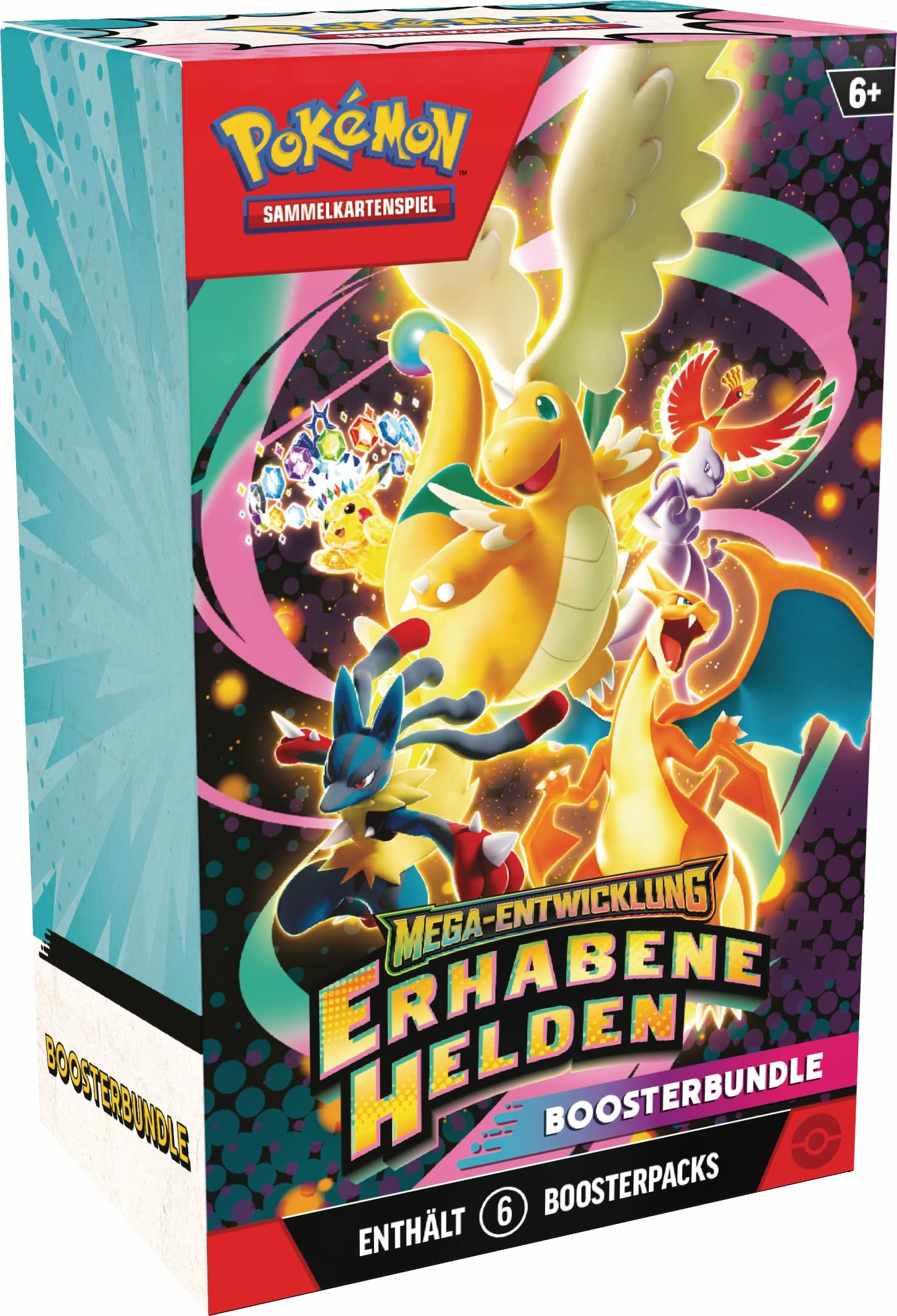 Pokémon Erhabene Helden PKM ME02.5 Boosterbundle und Mega EX Kollektionen ( Einladung) für 30€ (-17%)