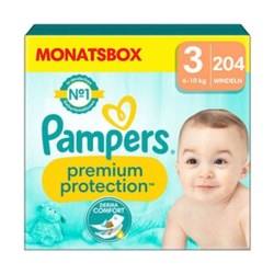 Pampers Premium Protection Gr.3 204 Windeln