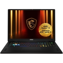 MSI Vector A18 HX (18″ QHD+, 240Hz, Ryzen 9, RTX 5070 Ti)