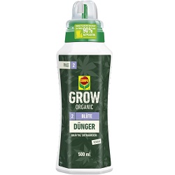 COMPO GROW ORGANIC Blüte Dünger (500ml) für 5€ (-49%)