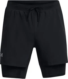 Under Armour Launch 2-in-1 Hose kurz black/reflective (Herren) für 25€ (-10%)