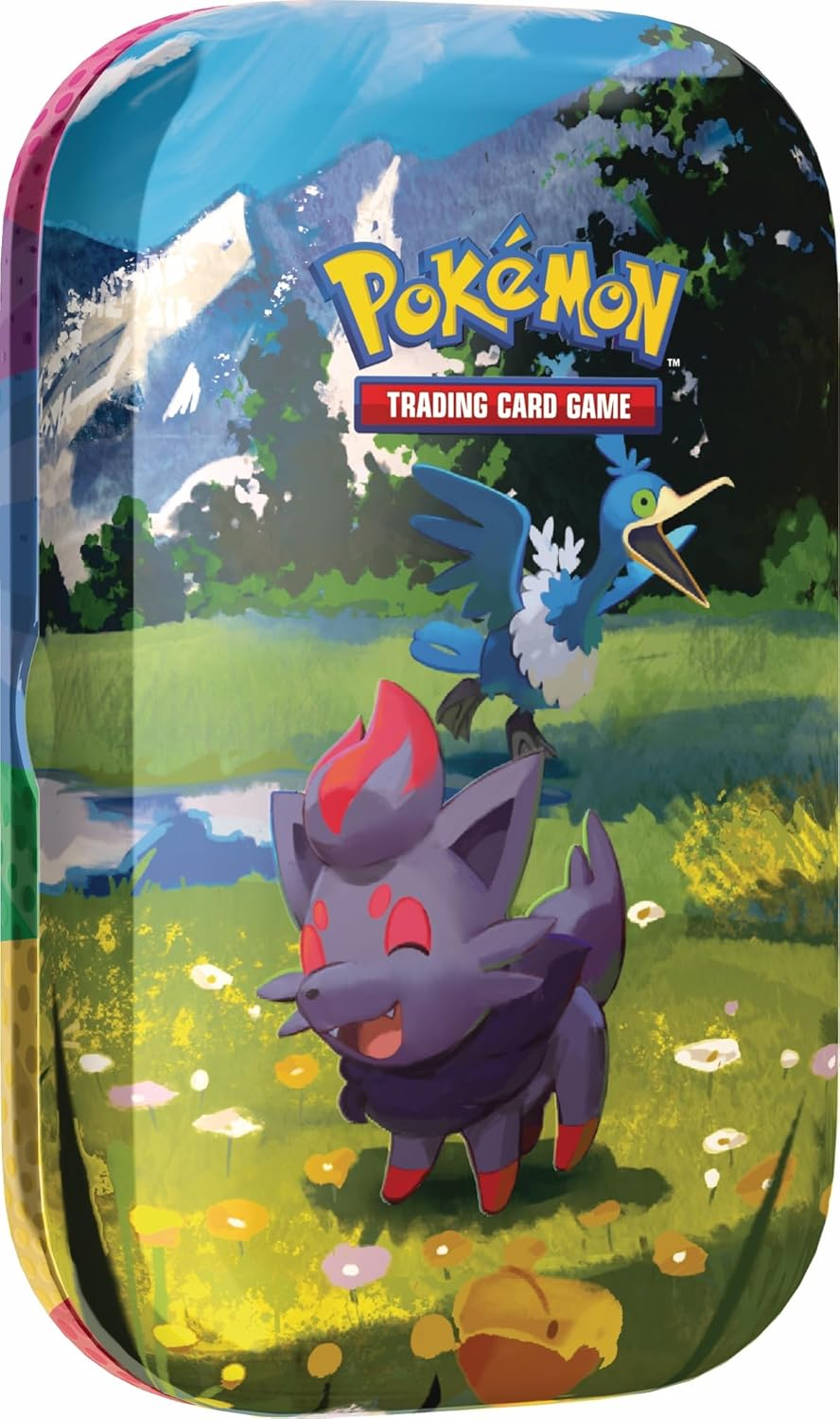 Pokémon Sammelkartenspiel: Mini-Tin-Box Mega-Entwicklung – Erhabene Helden: Zorua und Urgl ( / Einladung)
