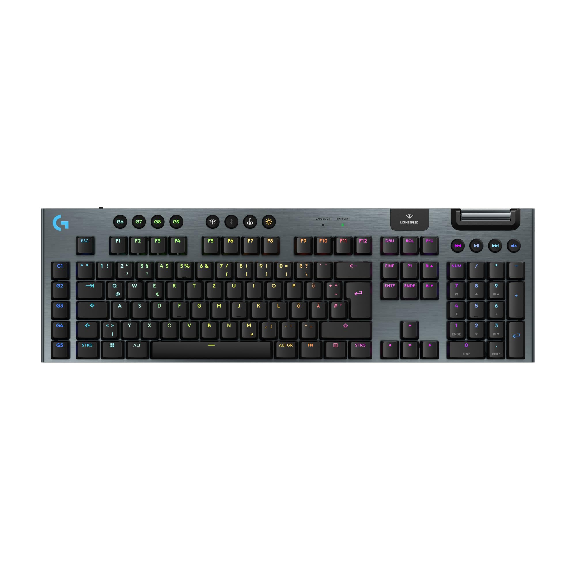 Logitech G G915 X Lightspeed – Kabellose und flache Gaming-Tastatur GL Brown-Tactile für 146€ (-20%)