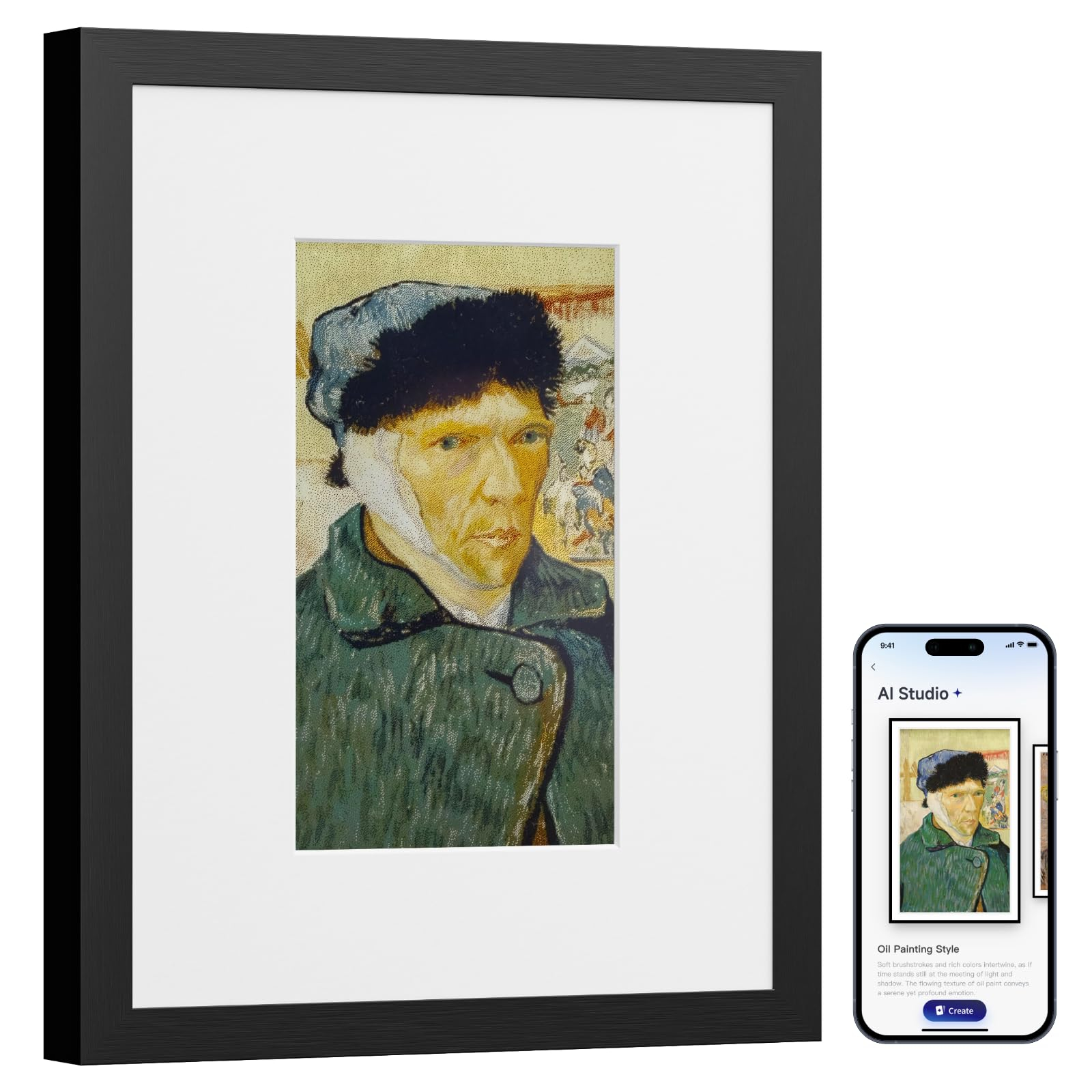 SwitchBot Art Frame 7,3″ E-Ink-Bilderrahmen W8402000 – 6-Farben Spectra 6, 800×480, 2000mAh bis 2 Jahre, WLAN, KI-Kunst, Alexa, kabellos für 112€ (-12%)