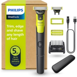 Philips OneBlade 360 Face & Body (App-Anbindung, 5-in-1-Kamm, Körper-Kit, Etui) für 45€ (-15%)