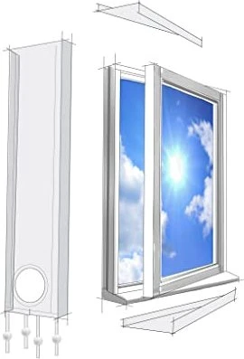 Lifetime Air 3 in 1 Fensterabdichtung für mobile Klimageräte für 11€ (-11%)