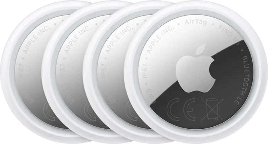 Apple AirTag (2026) weiß/silber, 4er-Pack für 95€ (-9%)