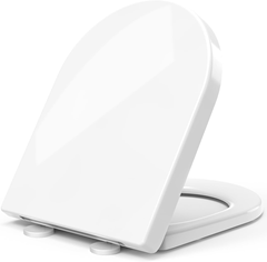 STOREMIC Toilettendeckel (D-Form, mit Absenkautomatik & Quick-Release)