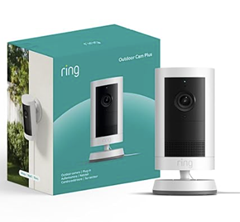 Ring Außenkamera Plus (Retinal 2K, Netzstecker) für 55€ (-34%)