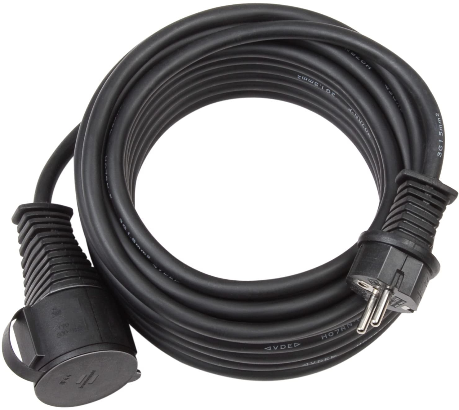 Brennenstuhl Baustellen-Verlängerungskabel, 10m Kabel, für den Einsatz im Außenbereich) schwarz für 16€ (-28%)