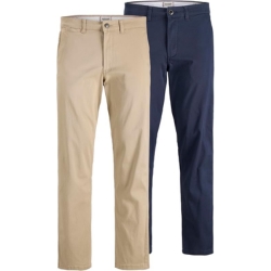 JACK & JONES Male Chino Hose 2er-Pack (Relaxed Fit) für 24€ (-36%)