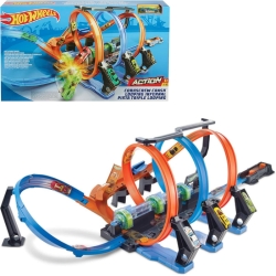 Hot Wheels Korkenzieher-Rennbahn (3 Loopings, motorisiert) für 61€ (-20%)