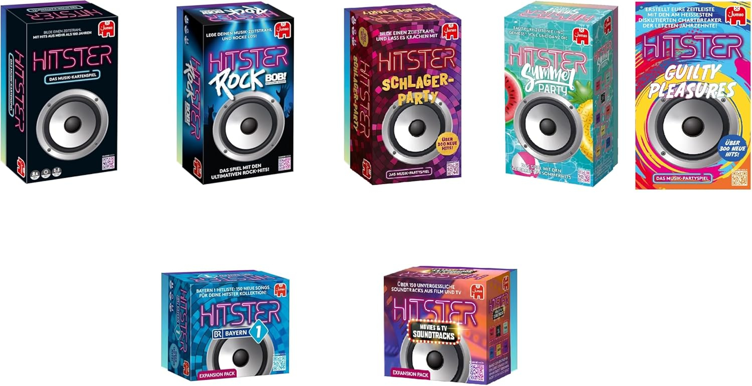 [Amazon] Verschiedene Hitster Spiele zum guten Kurs für 15€ (-26%)
