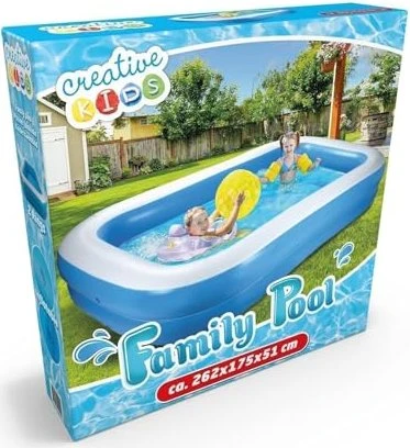 Bestway Sea Scene Family Planschbecken 262x175x51cm für 25€ (-11%)