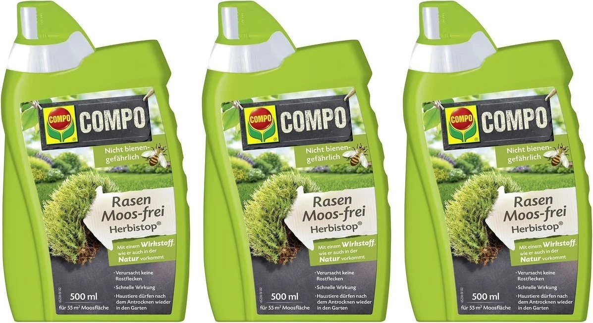 Compo Rasen Moos-frei Herbistop, 500ml für 9€ (-22%)