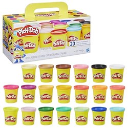 Play-Doh Super Colour Set (20 Dosen, 1,6 kg Knete)