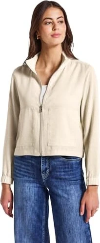 Street One Melange-Look Jacke silkstone white (Damen) für 29€ (-19%)