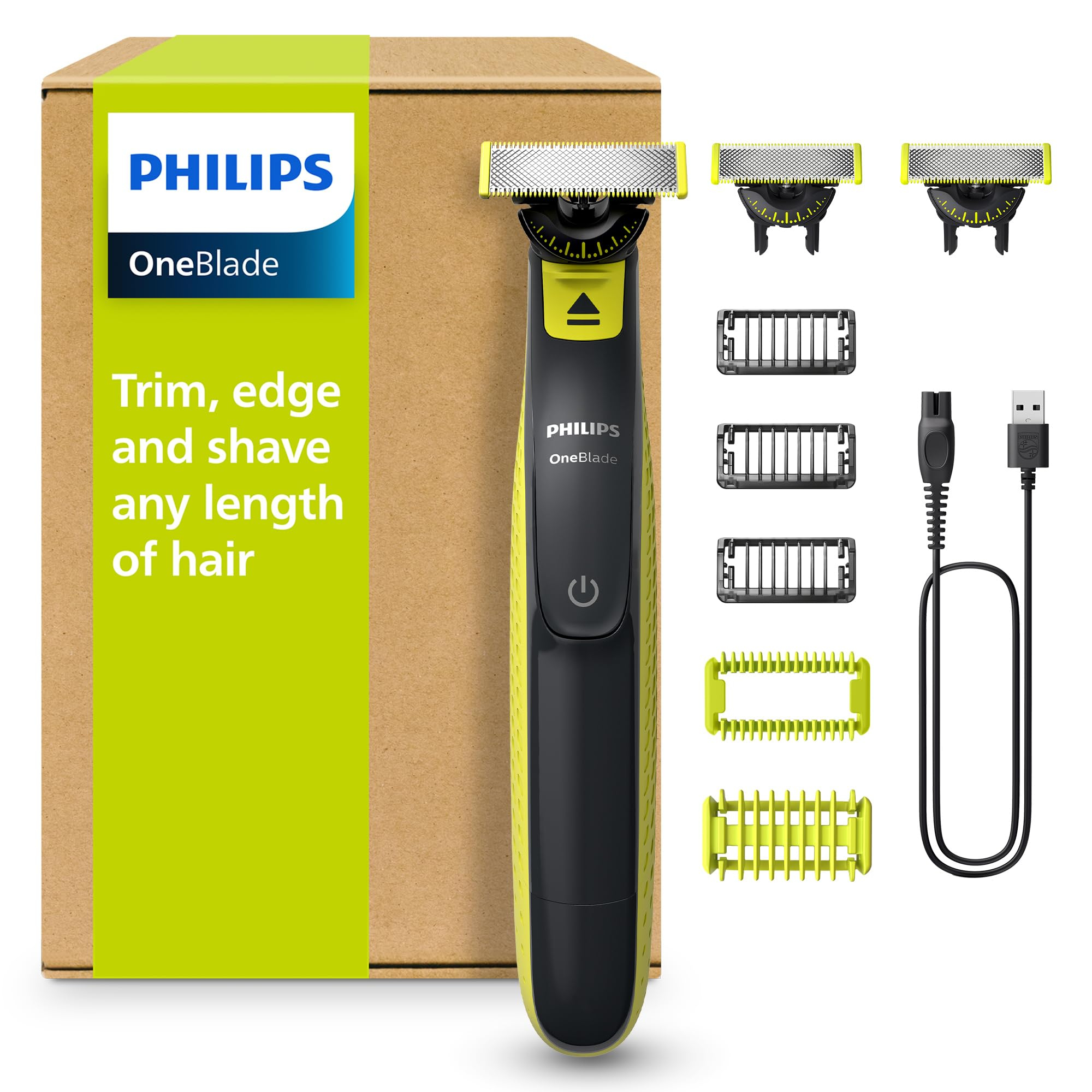 PHILIPS OneBlade 360 Face & Body inkl. Zubehör und 3 Klingen für 38€ (-21%)