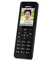 FRITZ!Fon X6 Black (DECT-Komforttelefon, 2,4″ Farbdisplay) für 60€ (-26%)