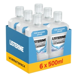 6x 500 ml Listerine Advanced White Milder Geschmack für 12€ (-37%)