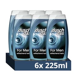 Duschdas For Men 6×225 ml im Spar-Abo