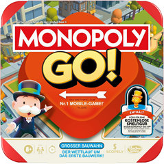 Monopoly GO! Brettspiel (Strategiespiel, 15 Min. Runden, inkl. App-Code) für 12€ (-37%)