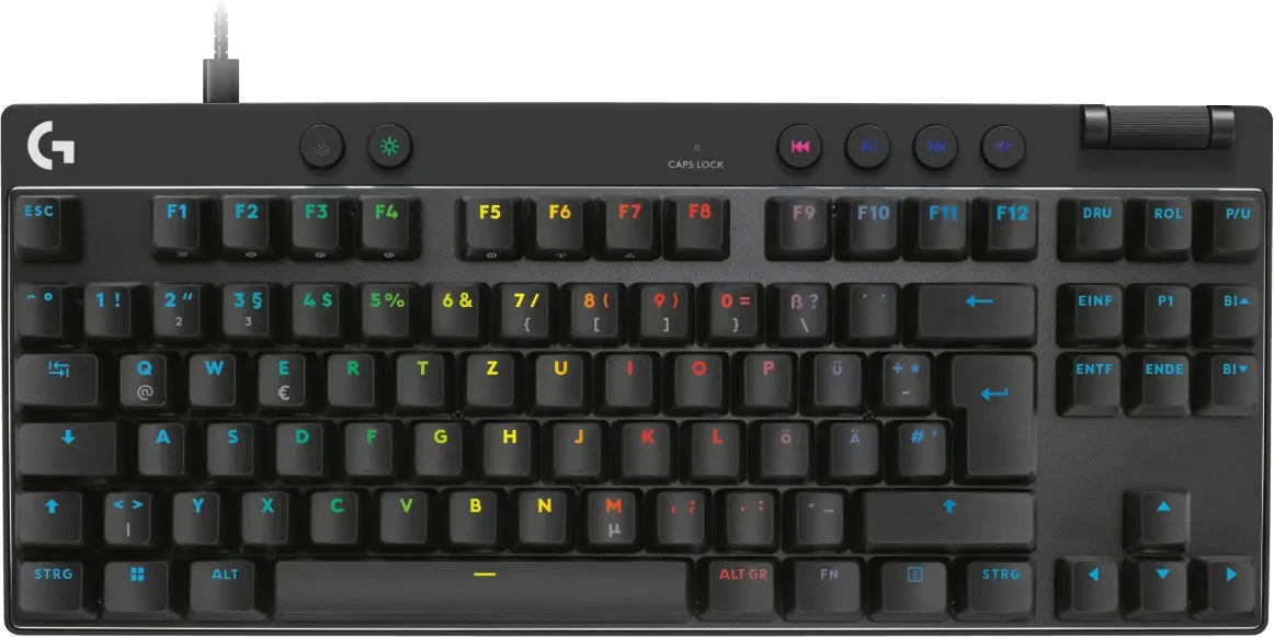 Logitech G PRO X TKL Rapid, schwarz, Magnetic Analog, USB, DE für 130€ (-5%)