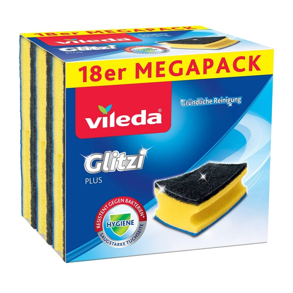 18er Pack Vileda Glitzi Plus Topfreiniger für 5€ (-38%)