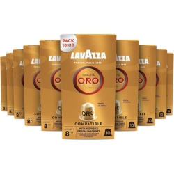Lavazza Qualità Oro Nespresso-kompatibel (100 Kapseln) für 22€ (-38%)
